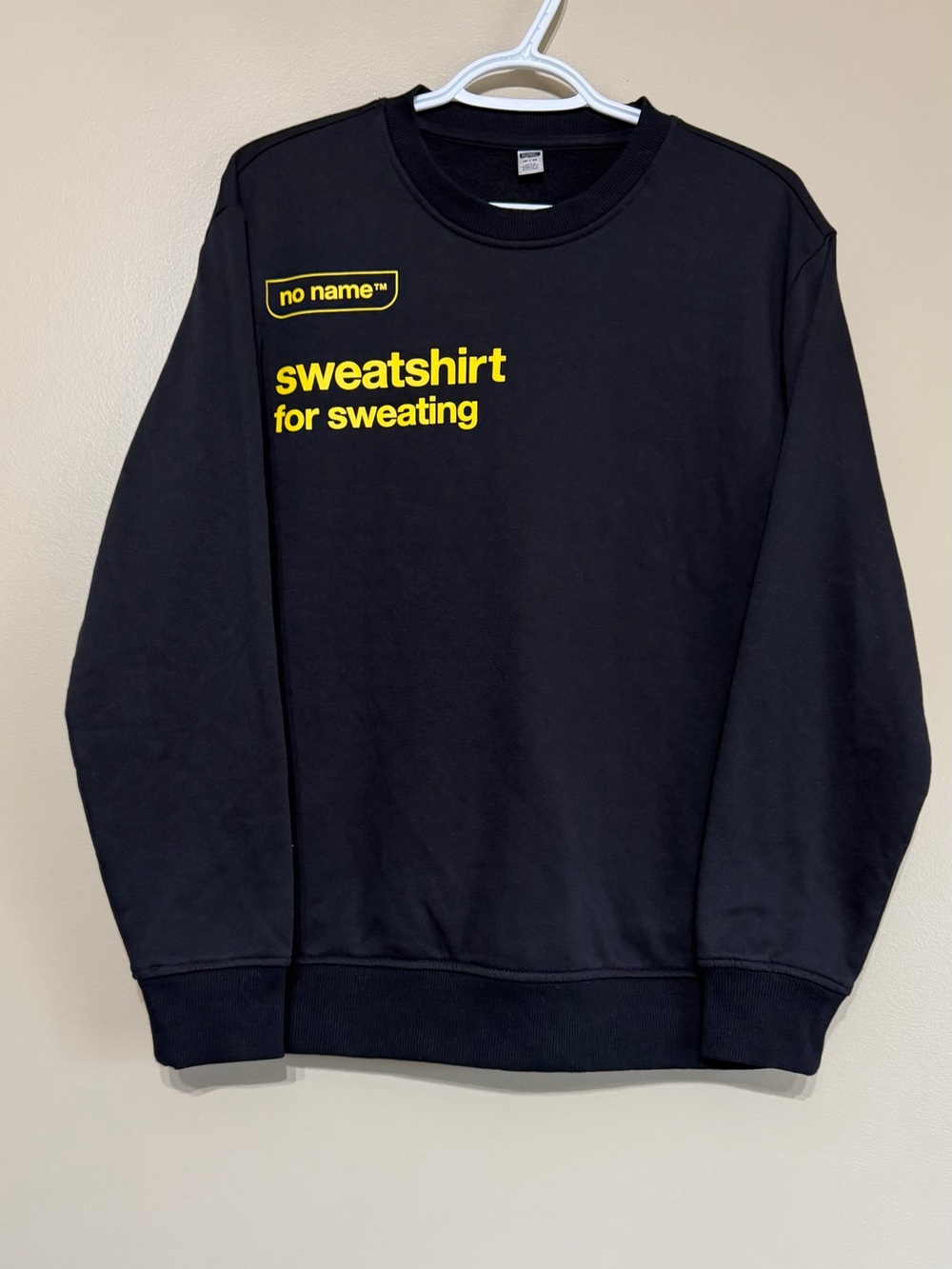 No Name Sweatshirt for Sweating Crewneck